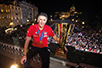 Slobodan Kovač on the champion terrace of the Old Palace in Belgrade (Photo: OSS)